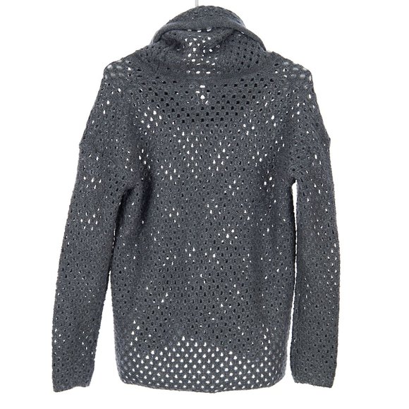 James Perse Gray Cowl Neck Sweater Wool Alpaca Size 2 (US Med) - Picture 9 of 9